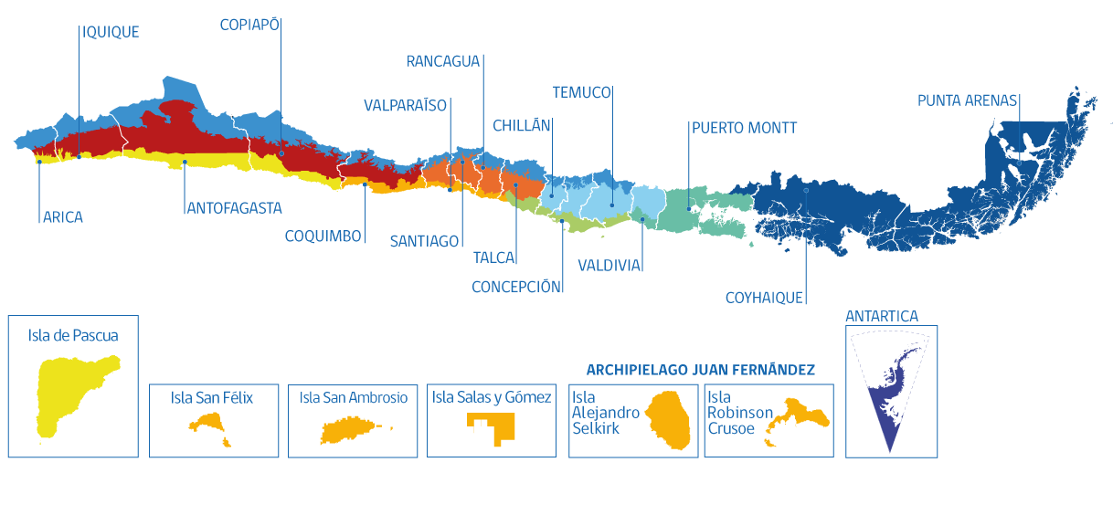 Mapa de zonas