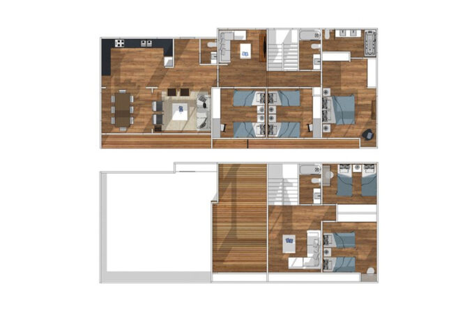Casa Mediterránea de 180 m2 – 5 Dorm